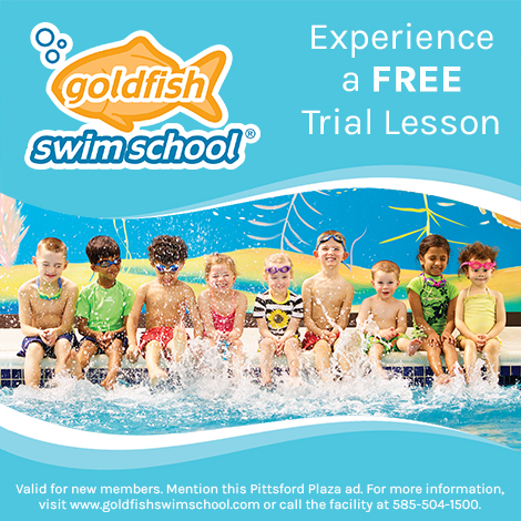 Free trial swim lesson at Goldfish Swim School at Pittsford Plaza